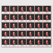 Kerstmis Hockey Cadeaupapier (Vlak)