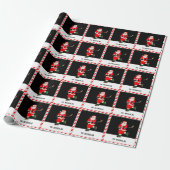 Kerstmis Hockey Cadeaupapier (Uitgerold)