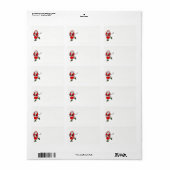 Kerstmis hockey etiket (Full Sheet)