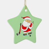 Kerstmis hockey keramisch ornament (Rechts)