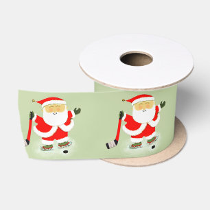 Kerstmis hockey satijnen lint