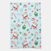 Kerstmis Hockey Theedoek (Verticaal)