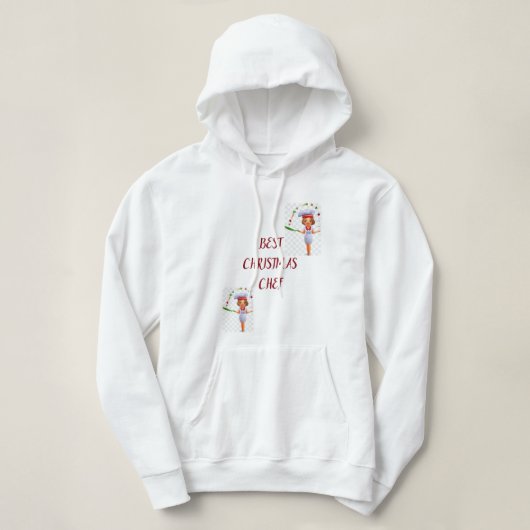 ***KERSTMIS HODDIE*** VOOR DE **KERSTKOK** HOODIE (Design voorkant)