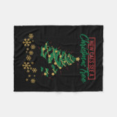 Kerstmis hoe katten het kerstboomgeschenk zien fleece deken (Voorkant (Horizontaal))