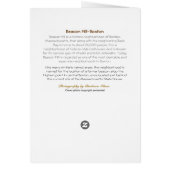 Kerstmis Holdiday Beacon Hill: Boston MA (Achterkant)