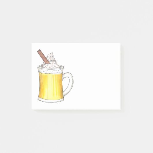Kerstmis: Holiday Egg Nog Eggnog Post-its Post-it® Notes (Voorkant)