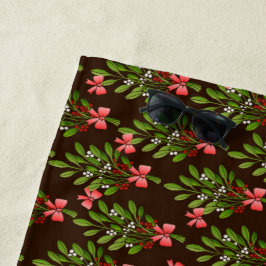 Kerstmis Hollies - Beach Towel Strandlaken