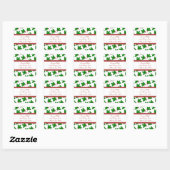 Kerstmis Holly Adres Stickers (Vel)
