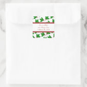 Kerstmis Holly Adres Stickers (Tas)