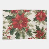 Kerstmis Holly & Bessen Theedoek (Horizontaal)