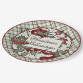 Kerstmis-Holly-CHRISTMAS-BLESSINGS-Bord Papieren Bordje (Gekanteld)