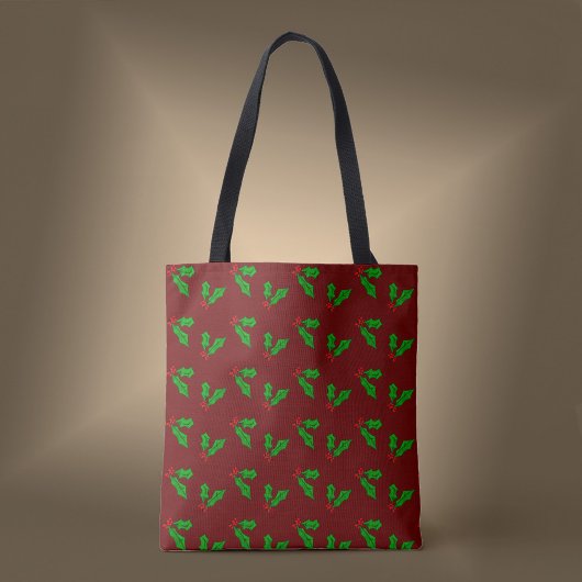 Kerstmis Holly-Day Tote Bag