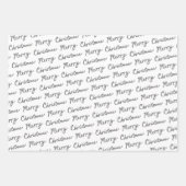 Kerstmis Holly Days Jolly Xmas Holiday Inpakpapier Vel (Voorkant)