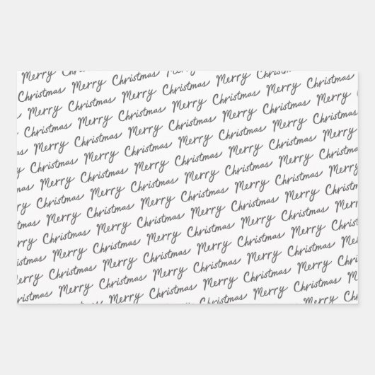 Kerstmis Holly Days Jolly Xmas Holiday Inpakpapier Vel (Voorkant)