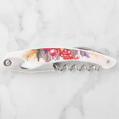 Kerstmis Holly en Poinsettias Kurkentrekker (Voorkant)