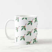 Kerstmis Holly Holiday Coffee Cup Koffiemok (Links)