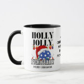 Kerstmis HOLLY JOLLY PICKLEBALLY Mok (Links)