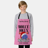 Kerstmis HOLLY JOLLY PICKLEBALLY Schort (Gedragen)