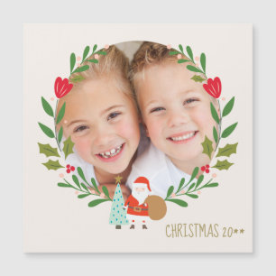 Kerstmis Holly krans foto