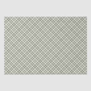 Kerstmis-Holly-PLAID-BACKGROUND-Blessings Tissuepapier