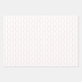 Kerstmis Holly Roze & Groen Inpakpapier Vel (Voorkant 3)