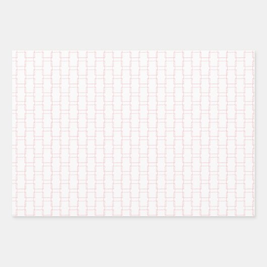 Kerstmis Holly Roze & Groen Inpakpapier Vel (Voorkant 3)