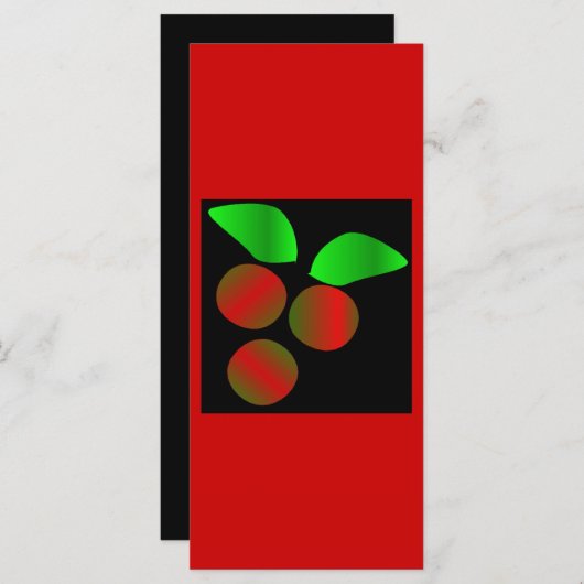 Kerstmis Holly VII (Voorkant / Achterkant)