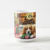 Kerstmis Hond Vakantiebeker Koffiemok (Center)