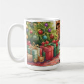 Kerstmis Hond Vakantiebeker Koffiemok (Links)