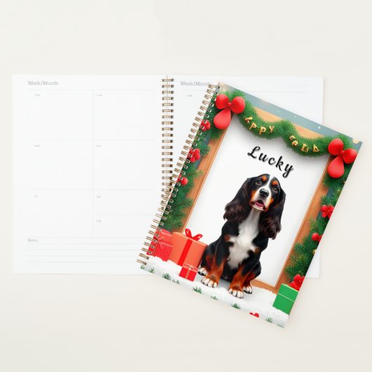 Kerstmis honden planner cadeau idee (Display)