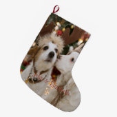Kerstmis, Honden Verliefd Grote Kerstsok (Voorkant (Hangend))