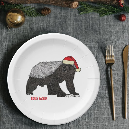 Kerstmis Honingdas Papieren Bordje