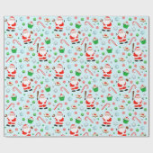 Kerstmis honkbal cadeaupapier (Vlak)