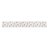 Kerstmis honkbal sint grosgrain lint (Voorkant)