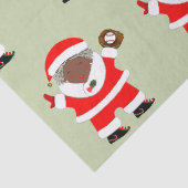 Kerstmis honkbal tissuepapier (Detail)
