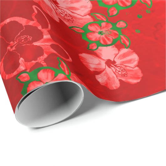 Kerstmis Honu Turtles Cadeaupapier (Rol Hoek)