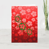 Kerstmis Honu Turtles Feestdagen Kaart (Voorkant)