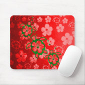 Kerstmis Honu Turtles Muismat (Met muis)