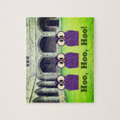 Kerstmis Hoo Hoo Trio van de Eigenaars van Cloiste Legpuzzel (Verticaal)