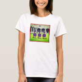 Kerstmis Hoo Hoo Trio van de Eigenaars van Cloiste T-shirt (Voorkant)