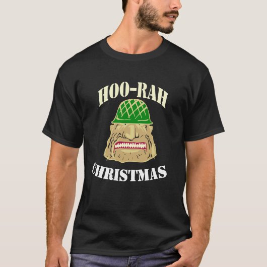 Kerstmis Hoo-Rah  T-shirt (Voorkant)