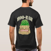 Kerstmis Hoo-Rah  T-shirt (Achterkant)