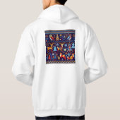Kerstmis Hoodie – Festieve Kerstboom (Achterkant)