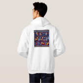 Kerstmis Hoodie – Festieve Kerstboom (Achterkant volledig)