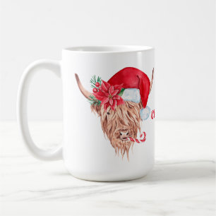 Kerstmis Hoogland Koe 15 oz Klassieke Mok