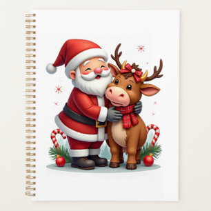 Kerstmis Hoogland Koe Met Sinterklaas Schots Vinta Planner