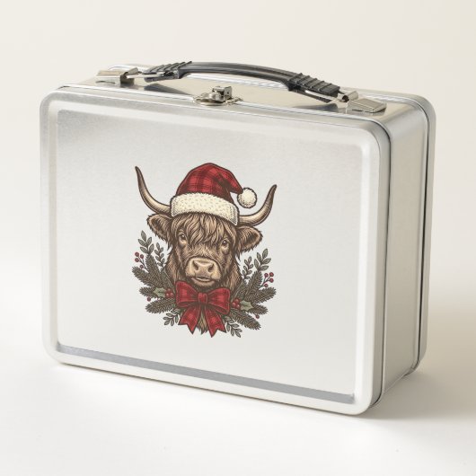 Kerstmis Hoogland Koe Oude Gravure Design_1 (Voorkant)