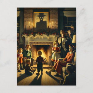 Kerstmis horror briefkaart