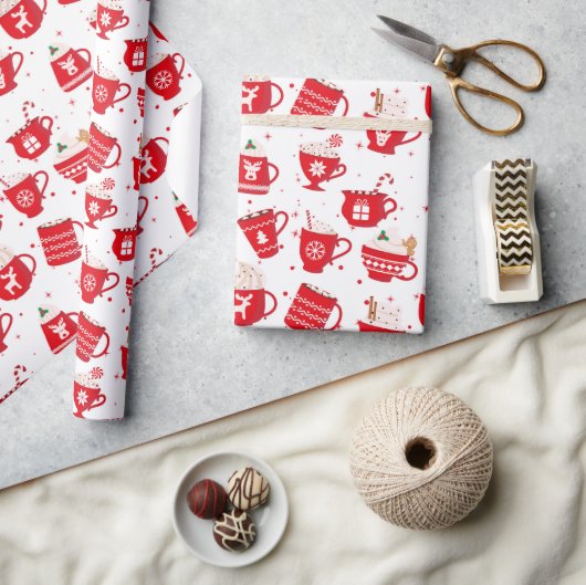Kerstmis Hot Cocoa Inpakpapier (Crafts)