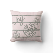 Kerstmis Houndstooth Sneeuwvlokken Op Blush